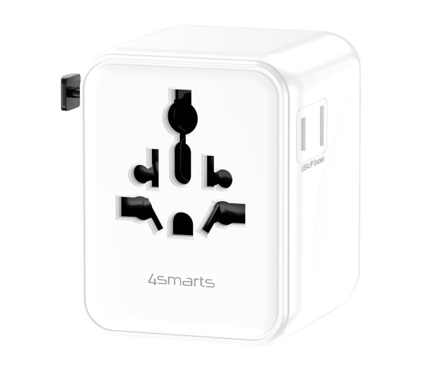 4smarts Adapter podróżny Nomad GaN 20W 2C+1A biały - 1512616 - zdjęcie 3